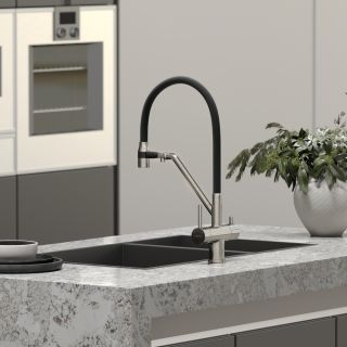 Смеситель для кухни Sancos Dora SC4003BN брашированный никель